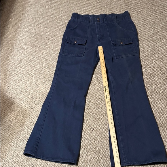 Vintage 1970s Levi’s Navy Cargo Pants!!! - Picture 7 of 14